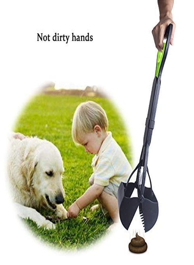 Sage Square Portable & Foldable Jaw Clamp Poop, Litter Potty Scooper for Dogs & Cats (Colour May Vary, Large) - Image 2
